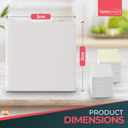 Interior Sticky Pads | Double Sided Foam Squares | 80 Pack