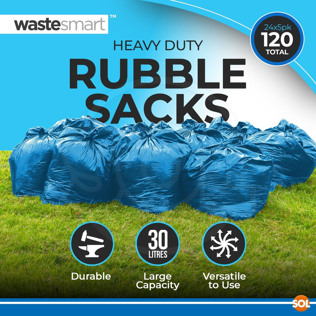 Blue Rubble Sacks Heavy Duty Large | 120 Pack