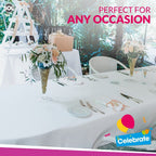 Plastic Table Cloth Covers Rectangular | Party Tableware | 2 Pack