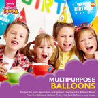 Happy Birthday Balloons 9 Inch Helium Party Wedding Latex | 25 Pack