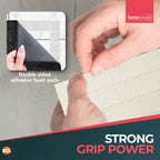 Interior Sticky Pads | Double Sided Foam Squares | 80 Pack