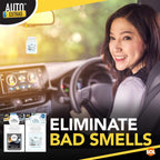 Candle Car Air Freshener Jar Cotton & New Car Scent | 3 Pack