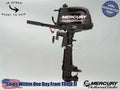 Mercury 5hp Tiller FourStroke Outboard Motor, 15" Shaft Model ME 5MH