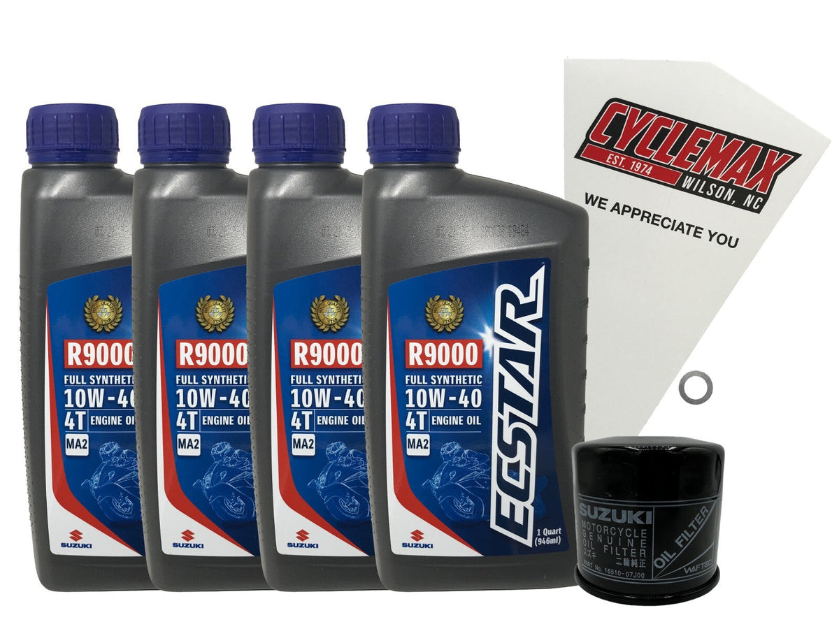 Suzuki Ecstar Full Synthetic Oil Change Kit for 2008-2009 VZR1800