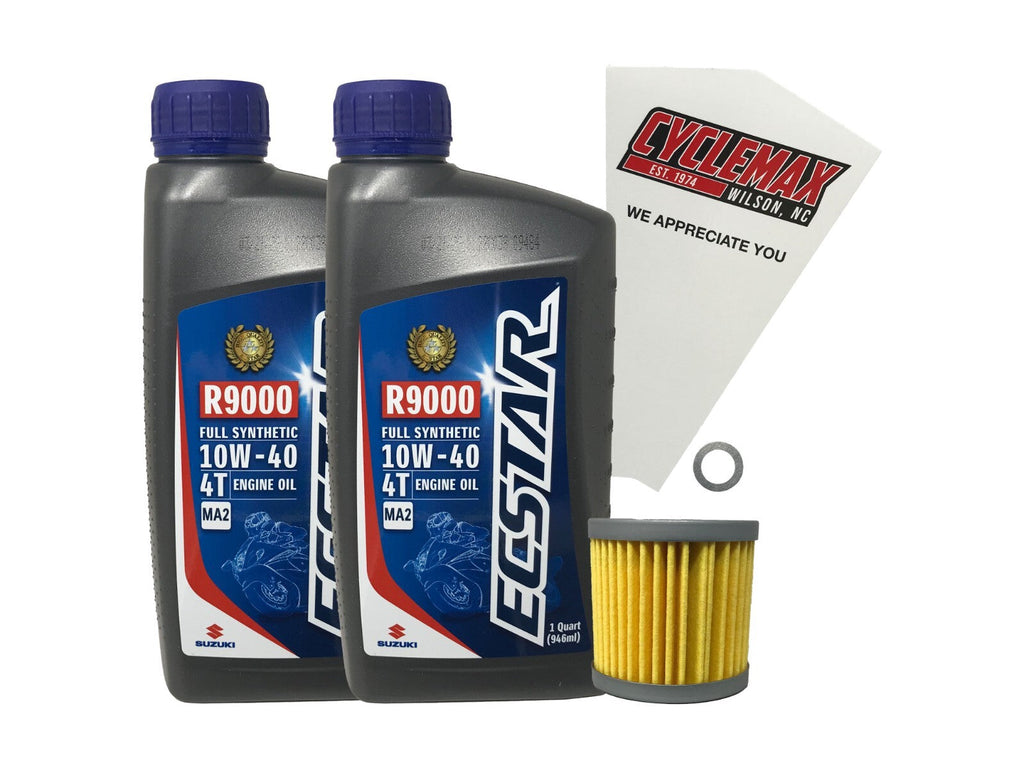 Suzuki Ecstar Full Synthetic Oil Change Kit for 2006-2010 LT-R450 QUADRACER