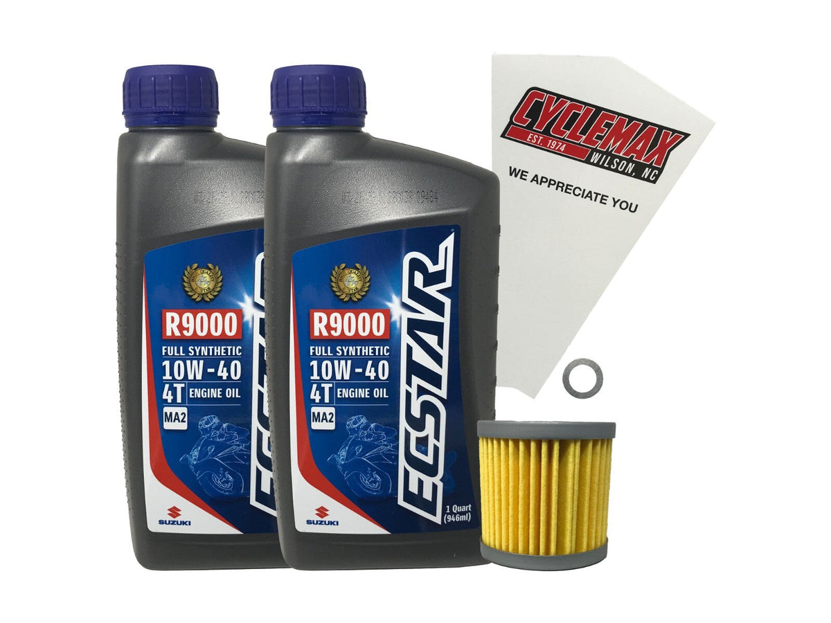 Suzuki Ecstar Full Synthetic Oil Change Kit for 2006-2010 LT-R450 QUADRACER