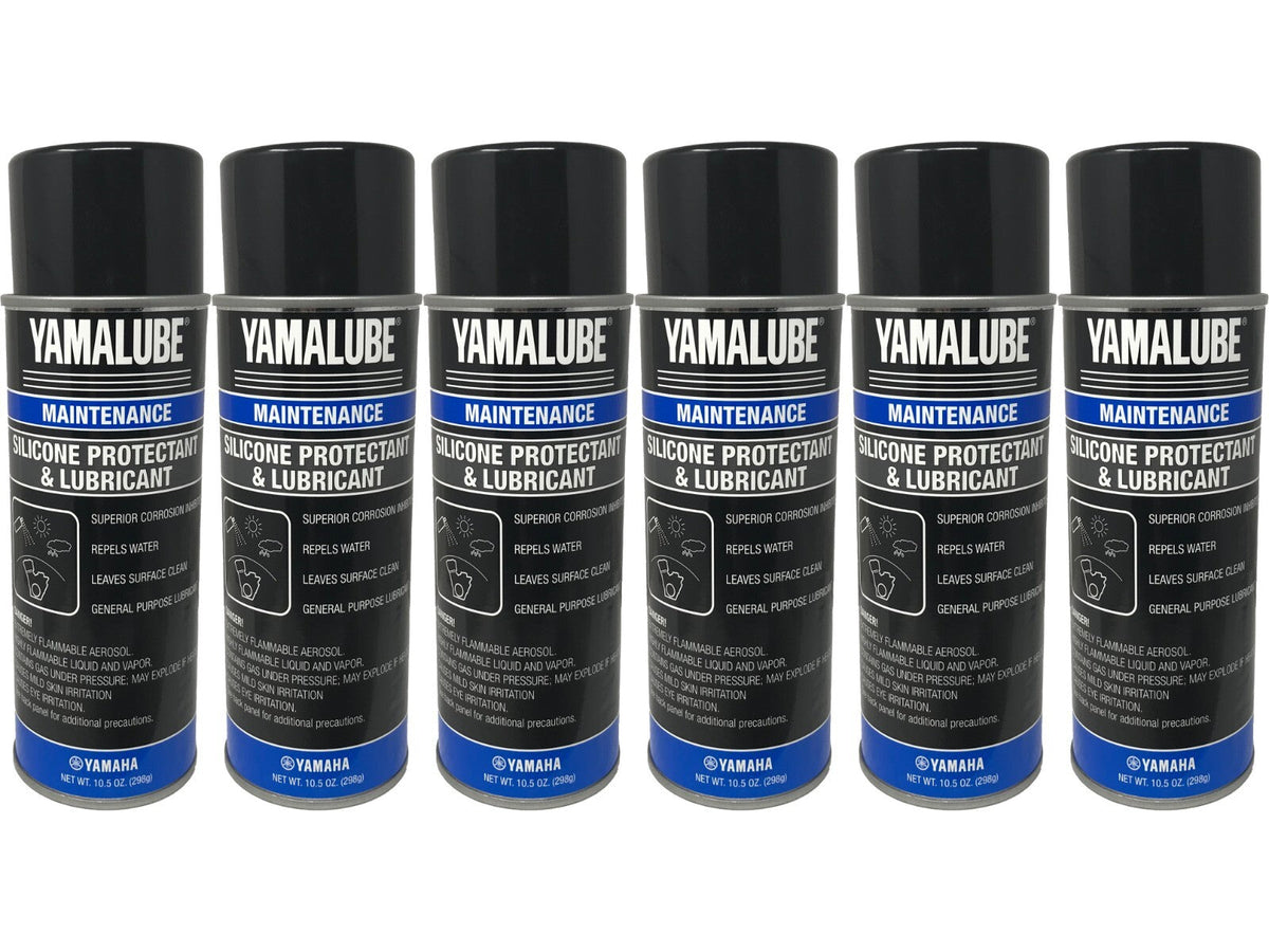 Yamaha Genuine Yamalube Silicone Protectant & Lubricant ACC-SLCNS-PR-AY - 6 Pack