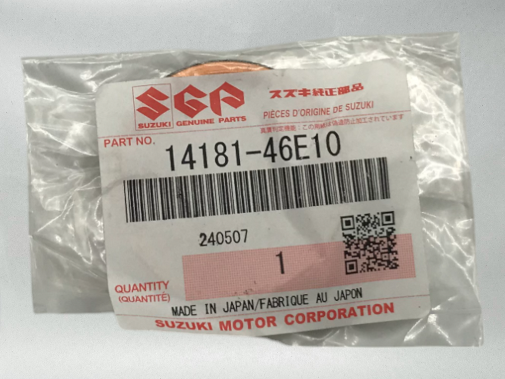 Suzuki Genuine OEM 1997-24 GSXR GSX-R 600 750 EXHAUST GASKETS 4 PK 14181-46E10