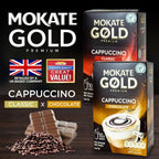 Mokate Gold Cappuccino Coffee Sachets | Classic & Chocolate Instant | 60 Pack