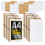 A4 Clip Frame | Frameless Certificate & Photo Display | 20 x 30cm
