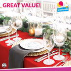 Plastic Table Cloth Covers Rectangular | Party Tableware | 2 Pack
