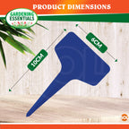 Plastic Plant Labels T Type 10cm | Waterproof Garden Markers | 100 Pack