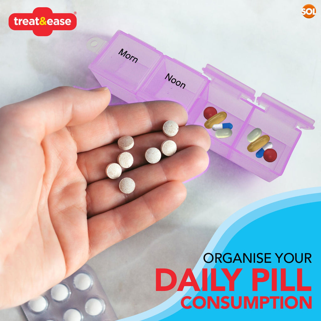 Large Capacity Pill Organiser | Weekly 7 Day AM PM Backup