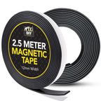 Magnetic Tape 2.5Mx12mmx2mm | Self Adhesive Flexible Magnet Strip | 2.5M