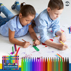 Felt Tip Pens | Fine Fibre Art, School & Craft | 100 Pack