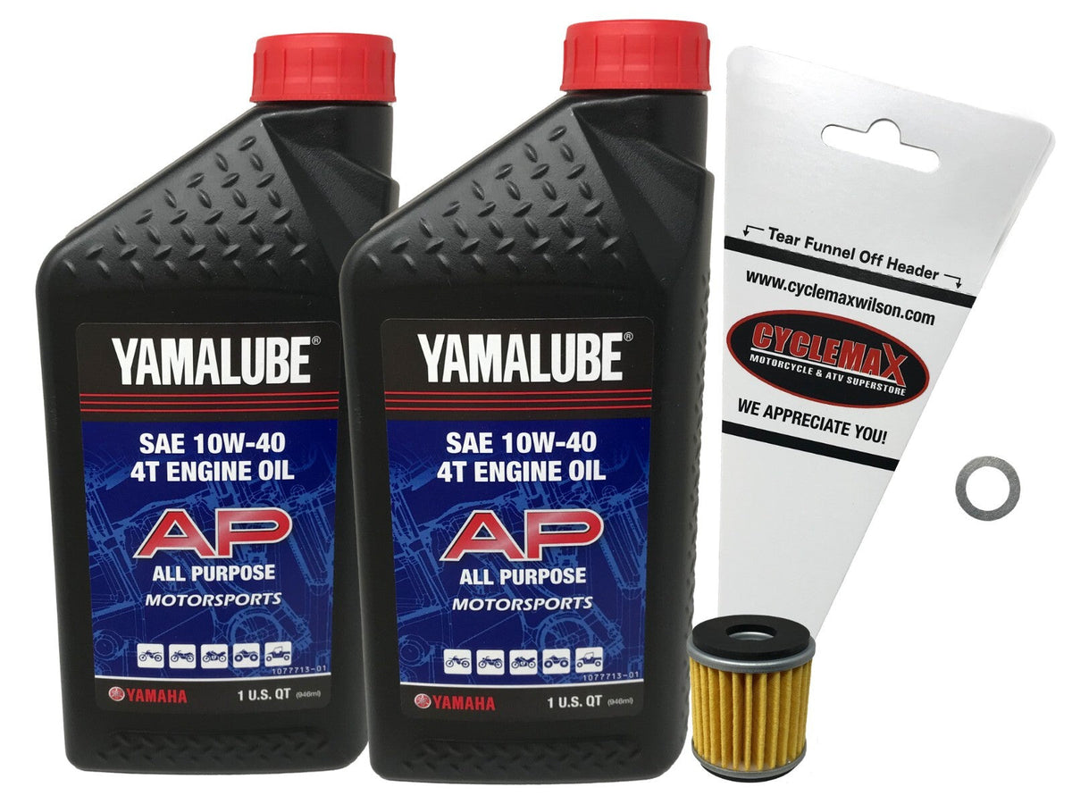 Yamaha Yamalube Standard Oil Change Kit for 2018-2023 XT250