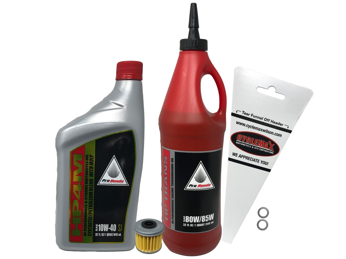 Honda HP4M Semi-Synthetic Oil Change Kit for 2005-2017 TRX450ER