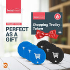 Trolley Coin Token | Shopping Cart Design | £1 Holder | 6 Pack