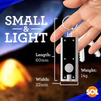 LED Keychain Mini Torch | Ultra Bright Pocket Camping Light | 2 Pack