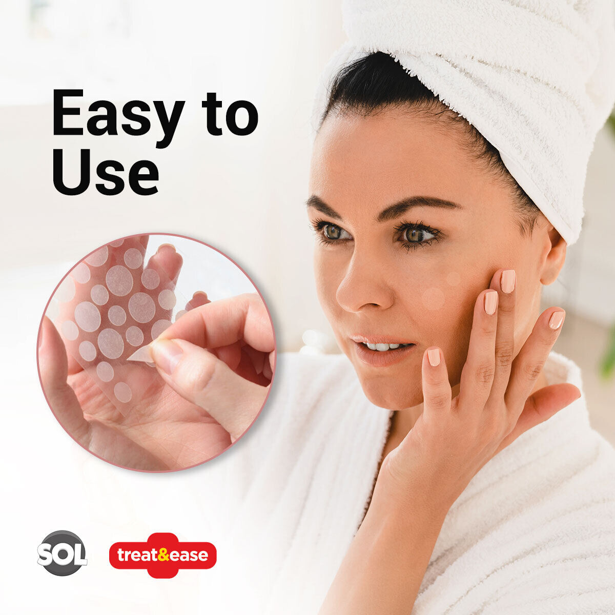 Cold Sore Patches | Acne Spot Pimple Hydrocolloid Breathable | 72 Pack