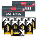 9V Heavy Duty Zinc Carbon Batteries | Smoke Alarm | 10 Pack