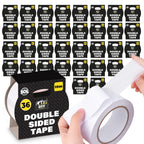 Double Sided Adhesive Tape 10M x 48mm | Clear DIY Craft | 60M Pack