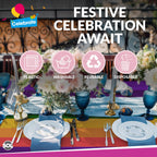Plastic Table Cloth Covers Rectangular | Party Tableware | 2 Pack