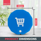 Trolley Coin Token | Shopping Cart Design | £1 Holder | 6 Pack