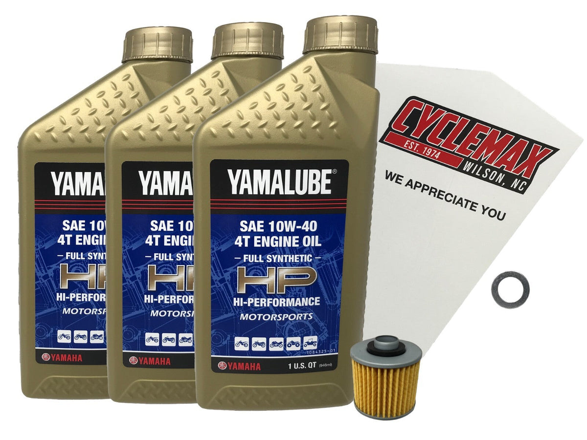 Yamaha Yamalube Full Synthetic Oil Change Kit for 2015-2018 SR400