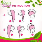 Hair Turban Towel | Pink Microfibre Head Wrap Quick Dry