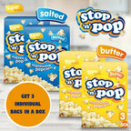 Microwave Popcorn 85g Butter & Salted | Cinema Party Snack | 12 Pack