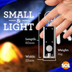 LED Keychain Mini Torch | Ultra Bright Pocket Camping Light | 10 Pack