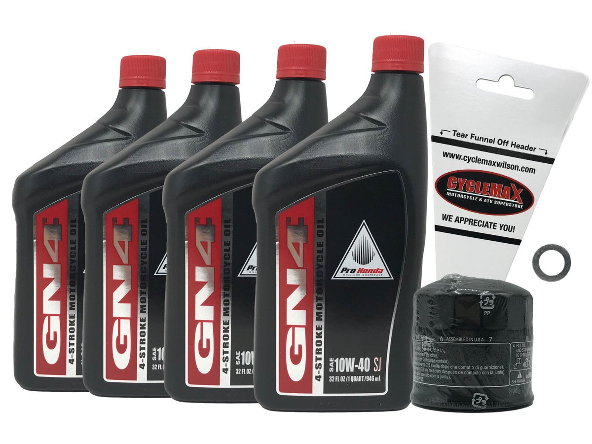 Honda GN4 Standard 10W-40 Oil Change Kit for 1985-1988 VT1100