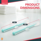 Silicone Baby Toothbrush & Teether Soft Chewable Brush | 2 Pack