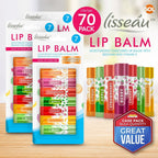 Lip Balm Set | Multi Stick Fruit Flavoured Moisturising | 70 Pack