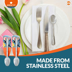Stainless Steel Tea Spoons | Quality Cutlery Set | 6 Pack