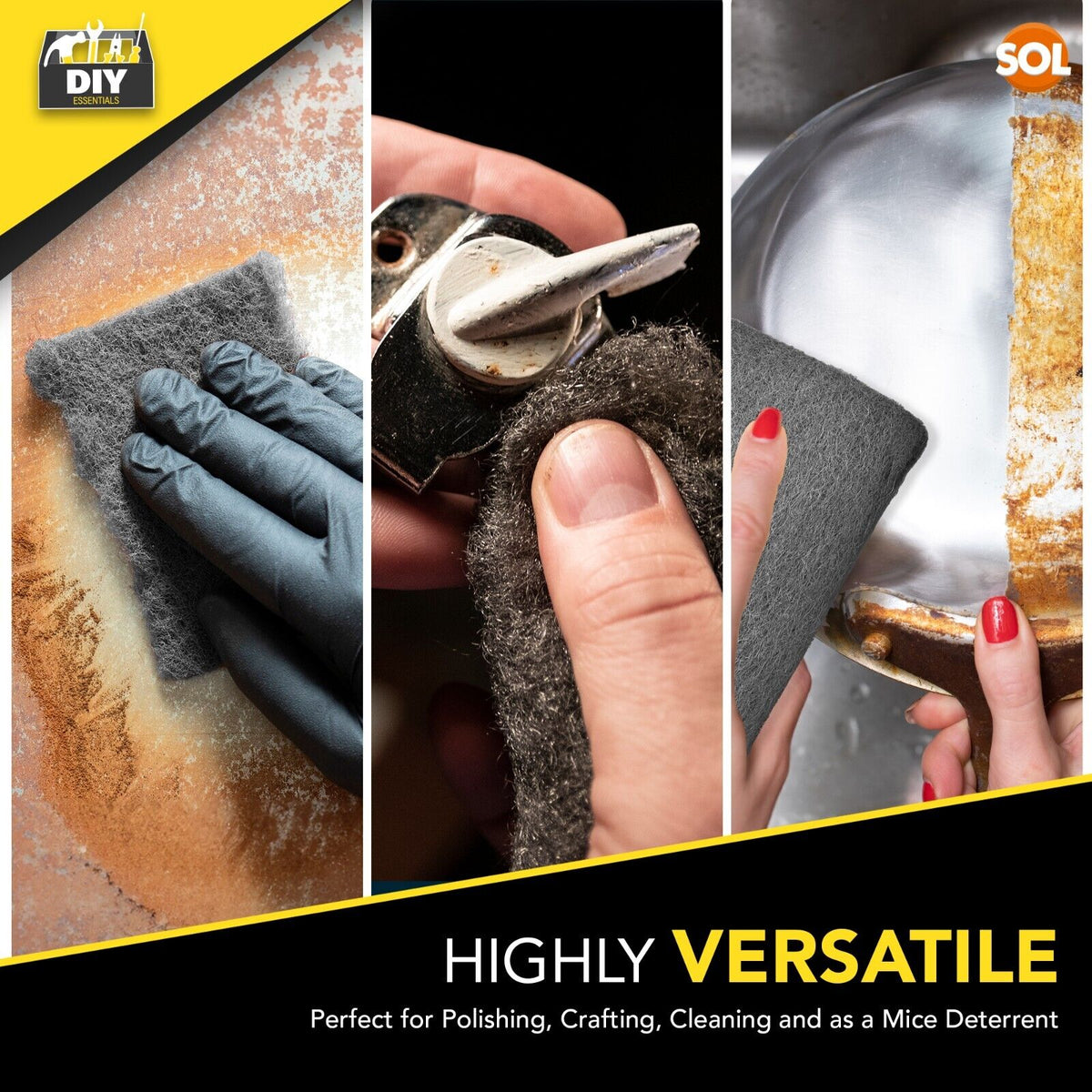 Steel Wire Wool Roll | Grade 0 Fine | 1 Metre