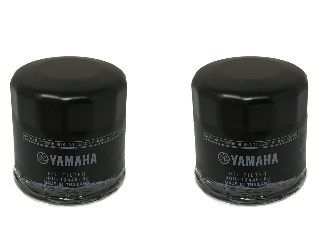 Yamaha Genuine OEM Oil Filter 5GH-13440-80-00 replaces 5GH-13440-61 - 2 Pack