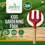 Kids Gardening Fork 20cm | Child Garden Tool Outdoor Play | 2 Pack