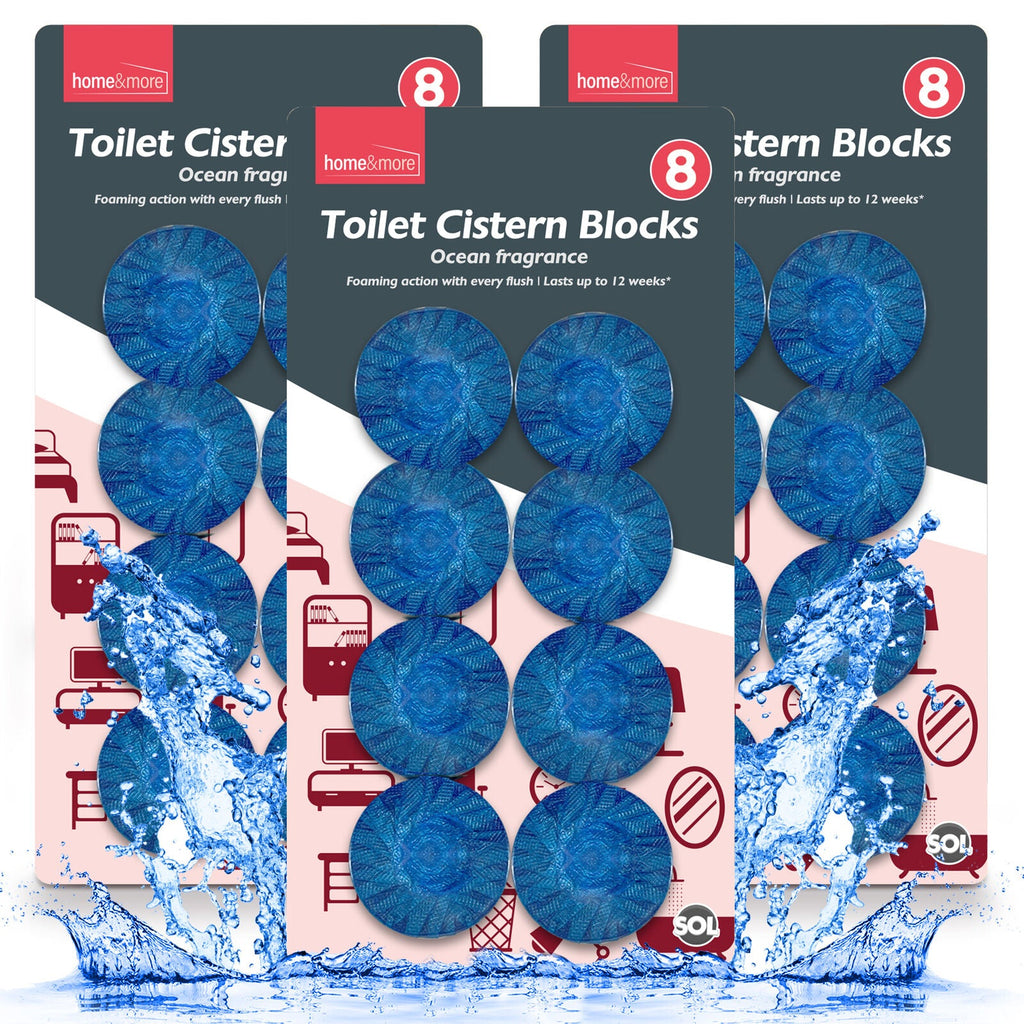 Cistern Blue Blocks Toilet Freshener | Bloo Loo Tablets | 24 Pack