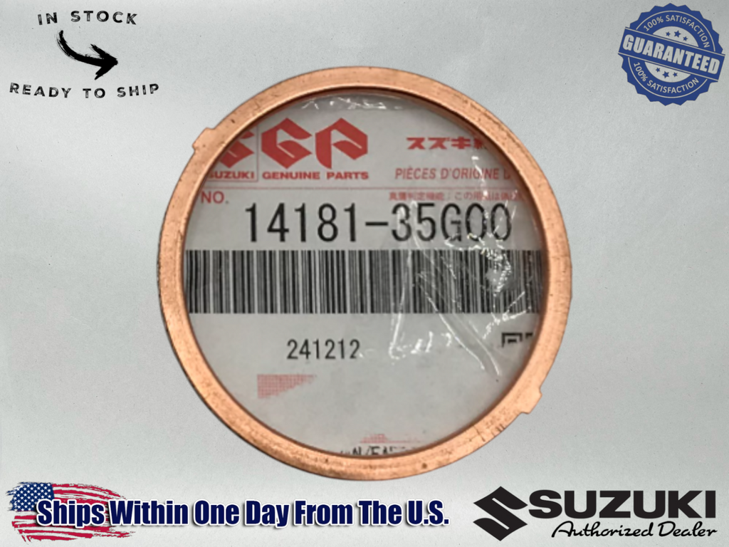 Suzuki Genuine OEM Exhaust Gasket 06-09 LTR450/05-20 RMZ450 14181-35G00