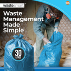 Blue Rubble Sacks Heavy Duty Large | 120 Pack