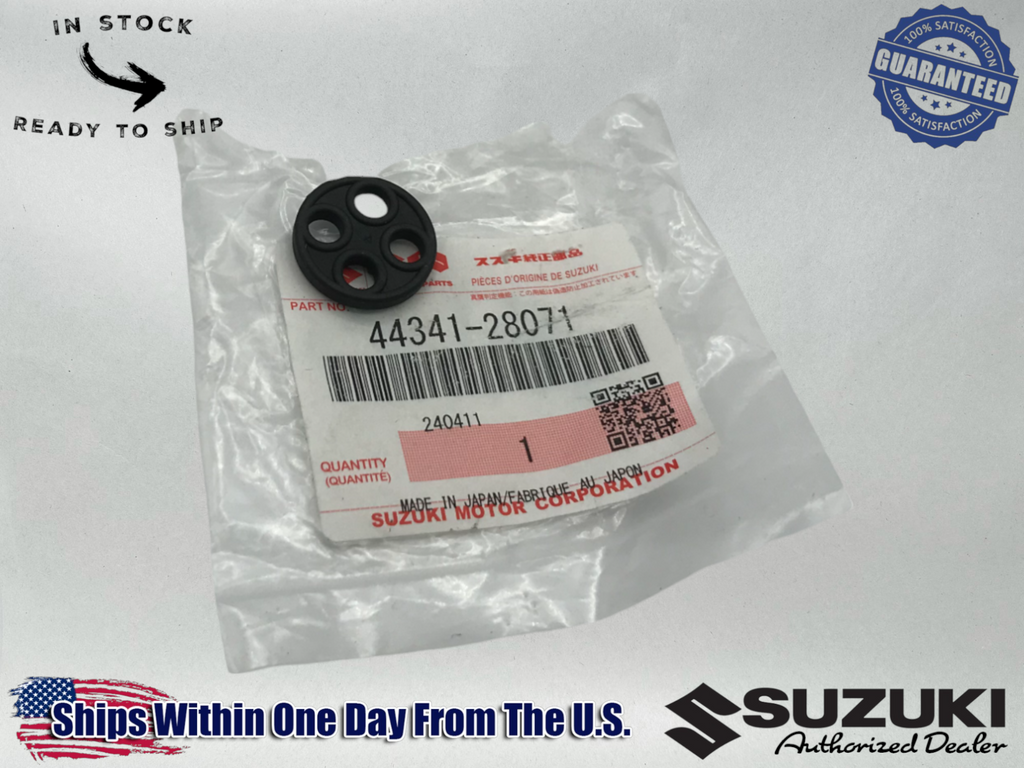 Suzuki OEM 1972-81 Gas tank Fuel Valve Repair Kit Petcock 44341-28071 1