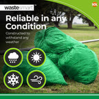 Garden Sacks Heavy Duty 60L Green Waste Bags | 168 Pack
