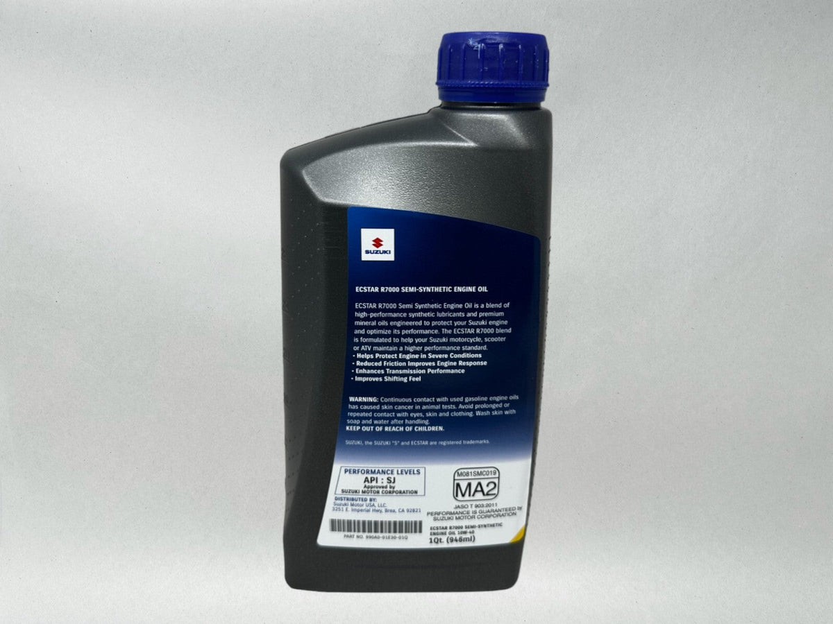 Suzuki Ecstar Semi-Synthetic Oil Change Kit for 2018-2025 KINGQUAD 400