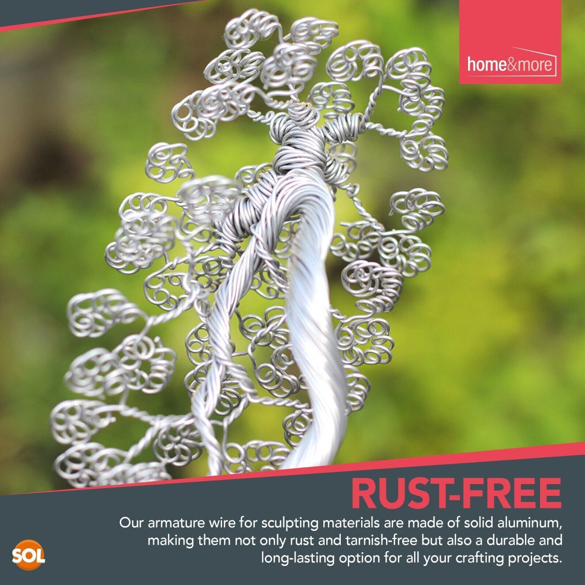 Craft Wire 20 Gauge Aluminium | Jewellery & DIY | 100M