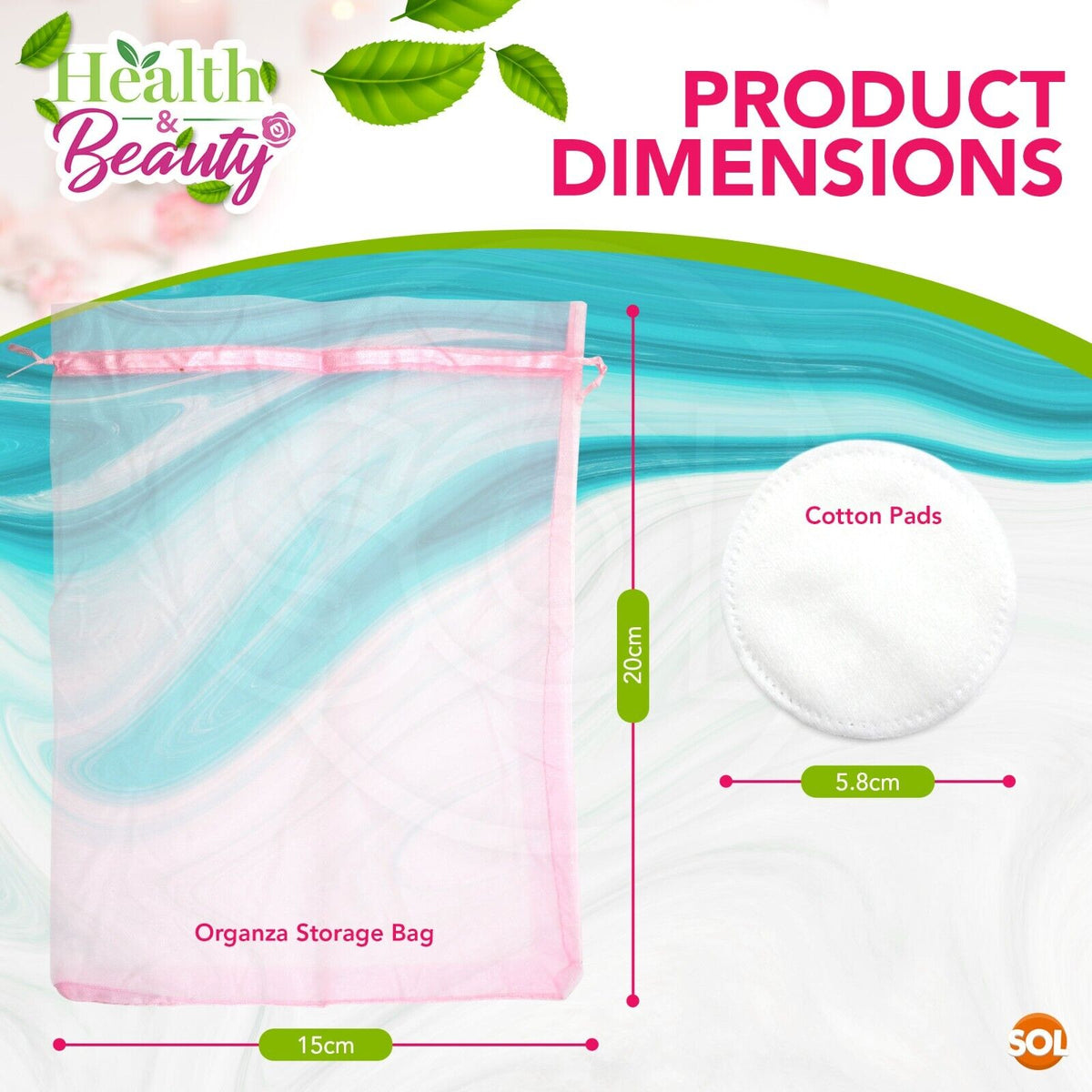 Cotton Wool Pads Round Face Baby Cosmetic | 200 Pack