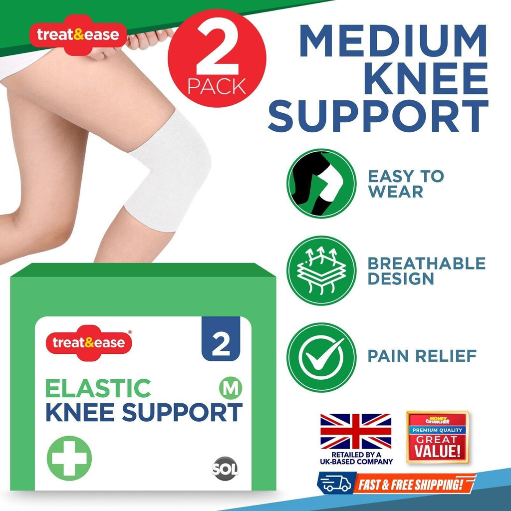 Elastic Knee Support Bandage Compression Wrap | 2-4 Pack