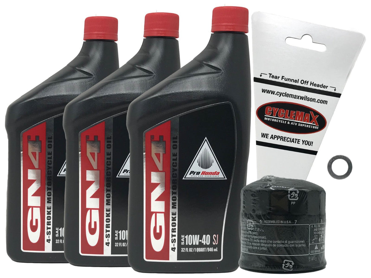 Honda GN4 Standard 10W-40 Oil Change Kit for 1983-1986 VT500