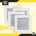 Self Adhesive Wall Repair Patch | Mesh Drywall Plastering | 4 Pack